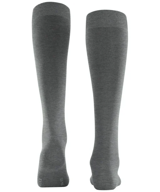 FALKE ClimaWool dames kniekousen, grijs (light greymel.)