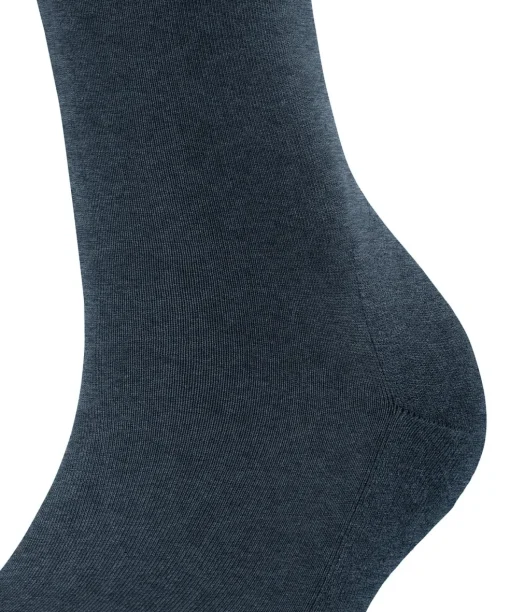 FALKE ClimaWool dames kniekousen, donkerblauw (navy mel.)