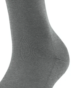 FALKE ClimaWool dames kniekousen, grijs (light greymel.)