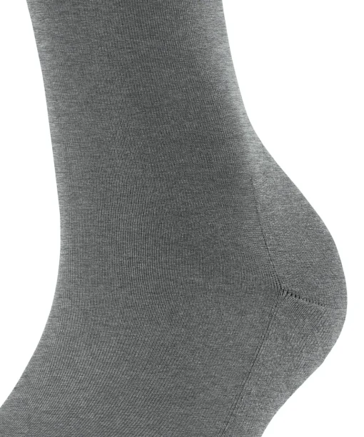 FALKE ClimaWool dames kniekousen, grijs (light greymel.)
