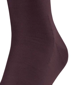 FALKE ClimaWool heren kniekousen, donkerrood (barolo)