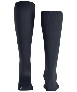 FALKE ClimaWool heren kniekousen, donkerblauw (dark navy)