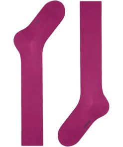 FALKE ClimaWool heren kniekousen, roze (berry)