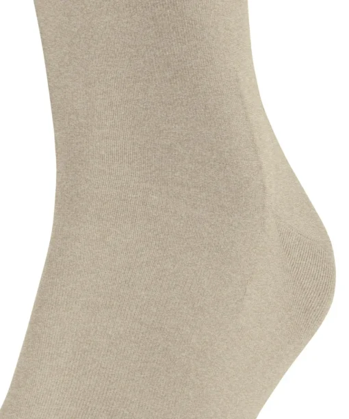 FALKE ClimaWool heren kniekousen, beige melange (pebble mel.)