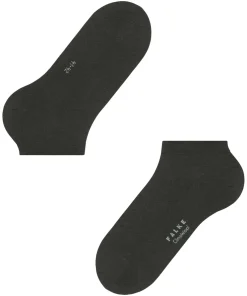 FALKE ClimaWool heren sneakersokken, antraciet melange (anthra. mel.)