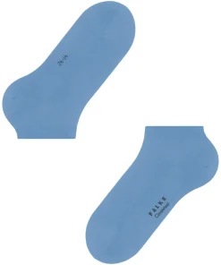 FALKE ClimaWool heren sneakersokken, blauw (cornflower blue)