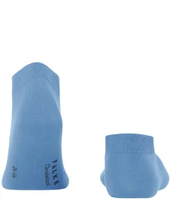 FALKE ClimaWool heren sneakersokken, blauw (cornflower blue)