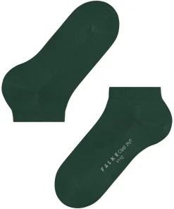 FALKE Cool 24/7 heren enkelsokken, groen (hunter green)