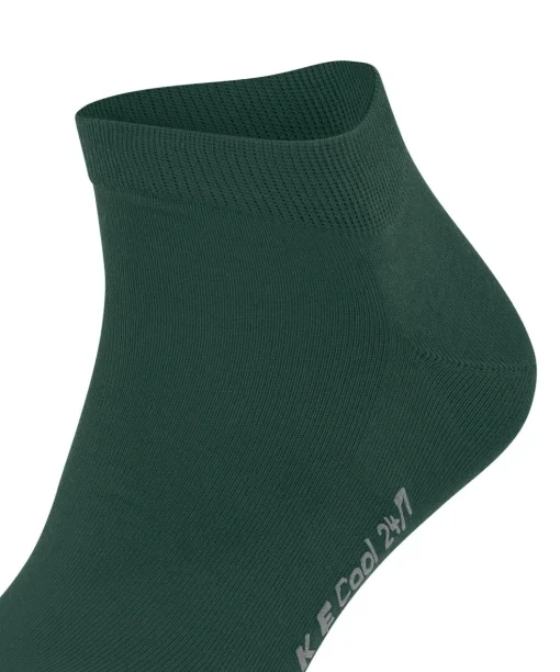 FALKE Cool 24/7 heren enkelsokken, groen (hunter green)