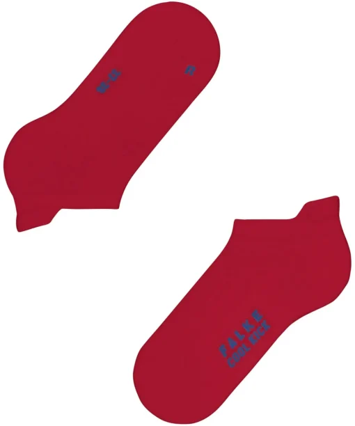 FALKE Cool Kick dames sneakersokken, rood (red pepper)