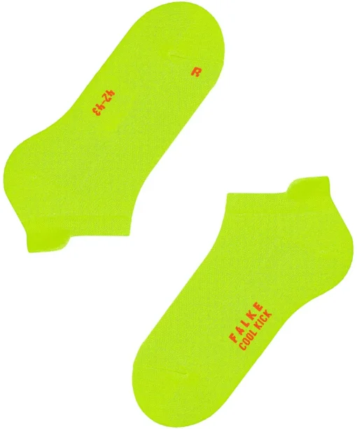 FALKE Cool Kick unisex sneakersokken, neon geel (lightning)