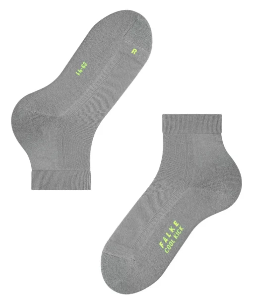FALKE Cool Kick unisex sokken kort, grijs (light grey)