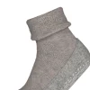 FALKE Cosyshoe dames huissokken, lichtgrijs (light grey)