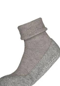 FALKE Cosyshoe dames huissokken, lichtgrijs (light grey)