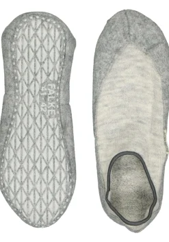 FALKE Cosyshoe dames huissokken, kort model, lichtgrijs (light grey)