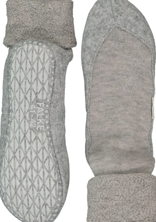 FALKE Cosyshoe dames huissokken, lichtgrijs (light grey)