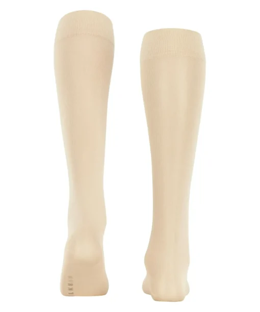 FALKE Cotton Touch dames kniekousen, creme (cream)