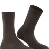 FALKE Cotton Touch damessokken, bruin (dark brown)