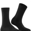 FALKE Cotton Touch damessokken, zwart (black)