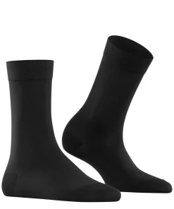 FALKE Cotton Touch damessokken, zwart (black)