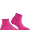 FALKE Cotton Touch damessokken kort, roze (berry)