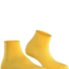 FALKE Cotton Touch damessokken kort, geel (mustard)