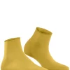 FALKE Cotton Touch damessokken kort, okergeel (nugget)