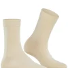 FALKE Cotton Touch damessokken, creme (cream)