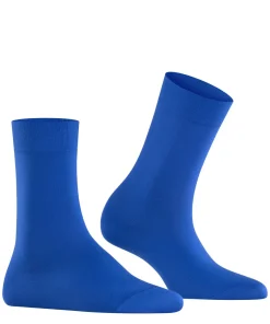 FALKE Cotton Touch damessokken, kobaltblauw (imperial)