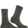 FALKE Cotton Touch damessokken, olijfgroen (military)