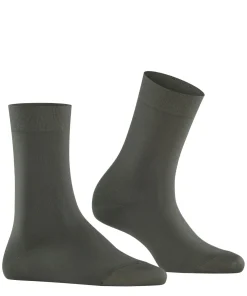 FALKE Cotton Touch damessokken, olijfgroen (military)