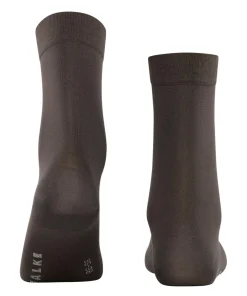 FALKE Cotton Touch damessokken, bruin (dark brown)