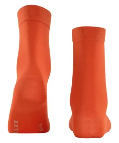 FALKE Cotton Touch damessokken, oranje (ziegel)