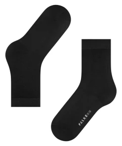 FALKE Cotton Touch damessokken, zwart (black)