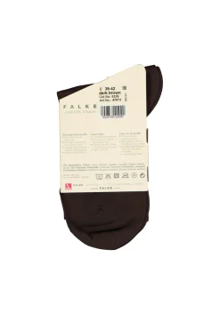 FALKE Cotton Touch damessokken, katoen, donkerbruin (dark brown)