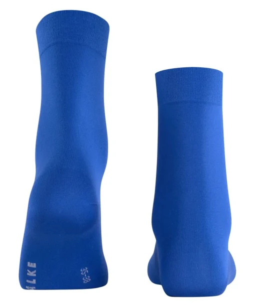 FALKE Cotton Touch damessokken, kobaltblauw (imperial)