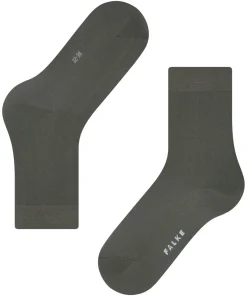FALKE Cotton Touch damessokken, olijfgroen (military)