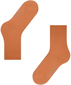 FALKE Cotton Touch damessokken, oranje (tandoori)