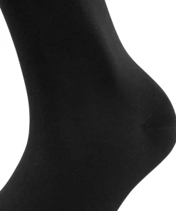 FALKE Cotton Touch damessokken, zwart (black)
