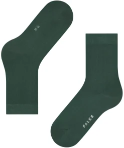 FALKE Cotton Touch damessokken, groen (hunter green)