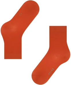 FALKE Cotton Touch damessokken, oranje (ziegel)