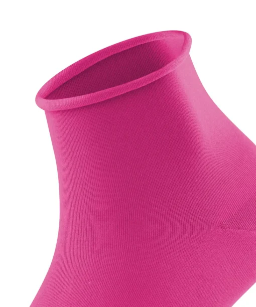 FALKE Cotton Touch damessokken kort, roze (berry)