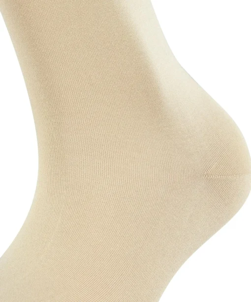 FALKE Cotton Touch damessokken, creme (cream)