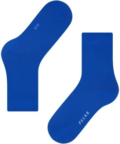 FALKE Cotton Touch damessokken, kobaltblauw (imperial)