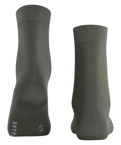 FALKE Cotton Touch damessokken, olijfgroen (military)
