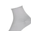 FALKE Cotton Touch korte damessokken, katoen, zilvergrijs (silver)