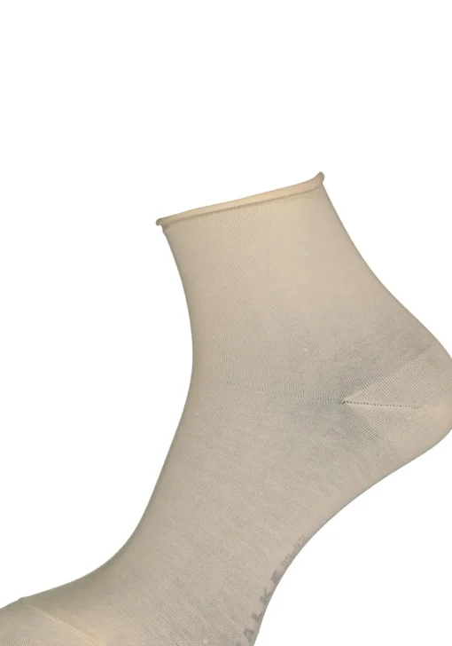 FALKE Cotton Touch korte damessokken, katoen, beige (cream)