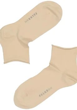 FALKE Cotton Touch korte damessokken, katoen, beige (cream)