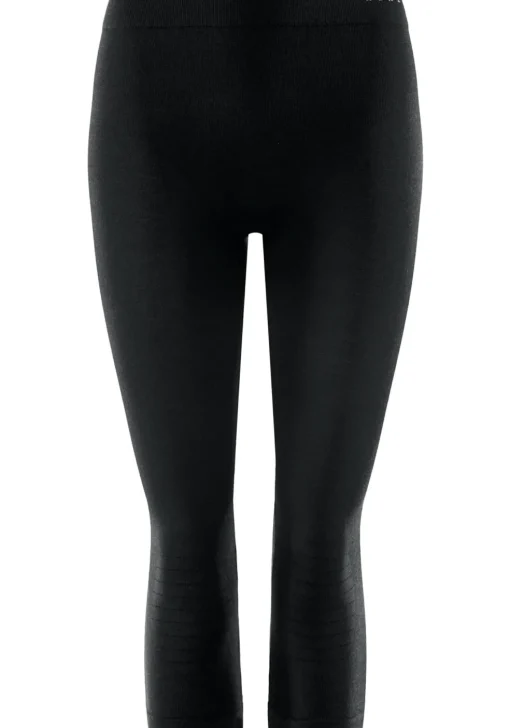 FALKE dames 3/4 tights Wool-Tech Light, thermobroek, zwart (black)