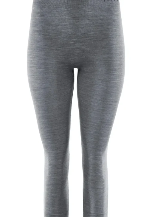 FALKE dames 3/4 tights Wool-Tech Light, thermobroek, grijs (grey-heather)